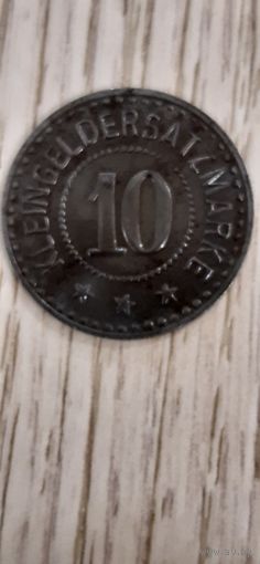 10 пфеннигов 1917, Германия Ландау Нотгельд