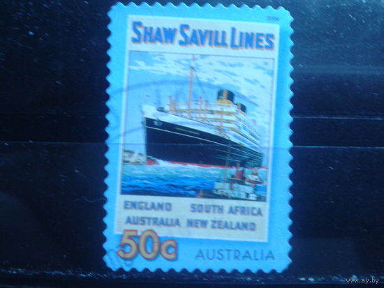 Австралия 2004 Пассажирский лайнер, Плакат
