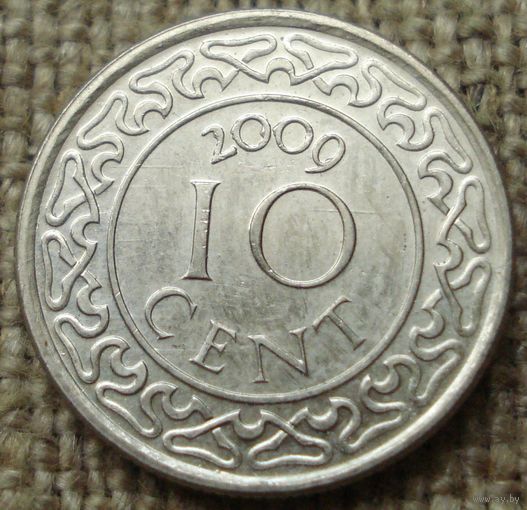 10 центов 2009 Суринам