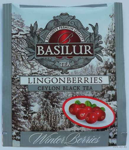 Чай Basilur Lingonberries (черный с ароматом брусники) 1 пакетик