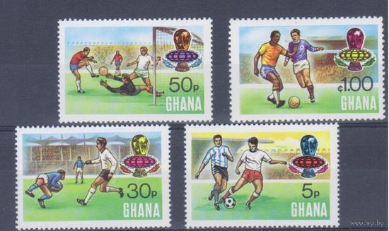 [1406] Гана 1979. Спорт.Футбол.Чемпионат мира. СЕРИЯ MNH