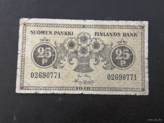 Финляндия 25 пенни 1918