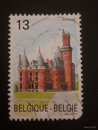 Бельгия. Замок. 1989г. гашеная