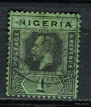 Британские колонии - Нигерия - 1921/1932 - Король Георг V 1Sh - [Mi.20II] - 1 марка. Гашеная.  (Лот 63Dj)