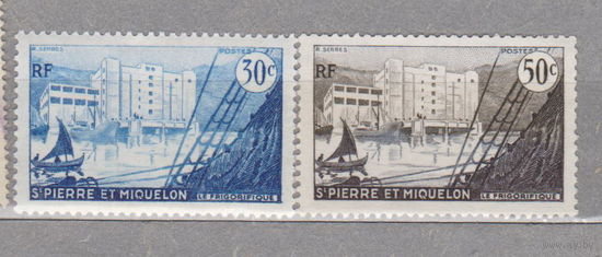 Флот Франция Сен-Пьер и Микелон Французские колонии 1955 год  лот 5 может отдельно