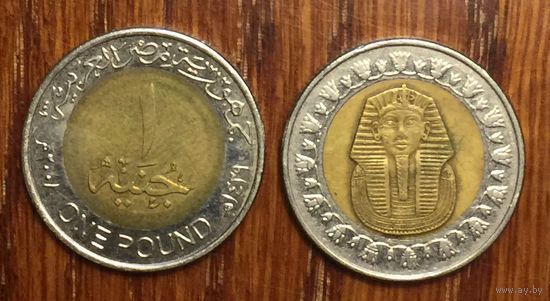 Египет, 1 фунт 2008 биметалл