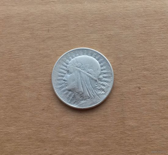 Польша, 5 злотых 1934 г., серебро 0.750, Полония (Ядвига)
