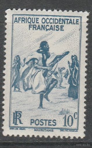 Французская западная Африка 10с 1947г