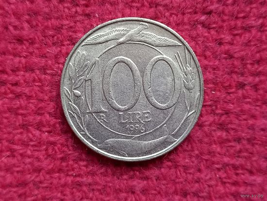 Италия 100 лир 1996 г.