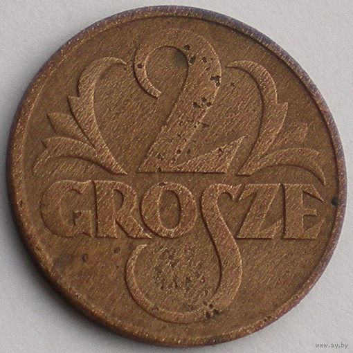 Польша, 2 гроша 1937 года, Y#9a