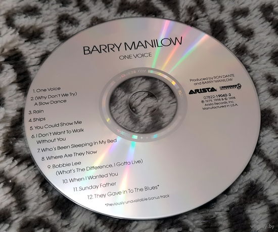 Музыкальный CD диск - "Barry Manilow - One Voice", 1998 год (оригинальный диск из США)