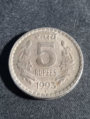 Индия 5 рупии 1993