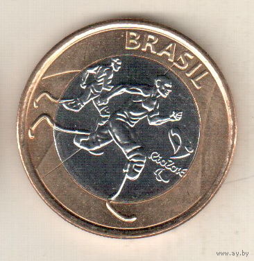 Бразилия 1 реал 2015 XV летние Паралимпийские игры, Рио-де-Жанейро 2016 - Паралимпийская атлетика
