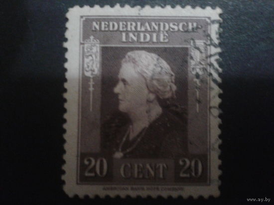 Нидерландская Индия 1934 Колония королева Вильгельмина