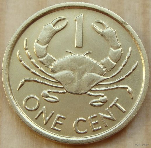 Сейшельские острова. 1 цент 1997 год KM#46  Редкая!!!