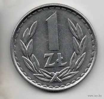 1 злотый 1986 Польша