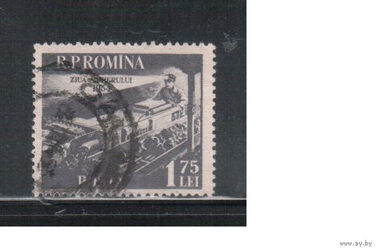 Румыния-1954, (Мих.1478) гаш.  , Шахтер (одиночка)