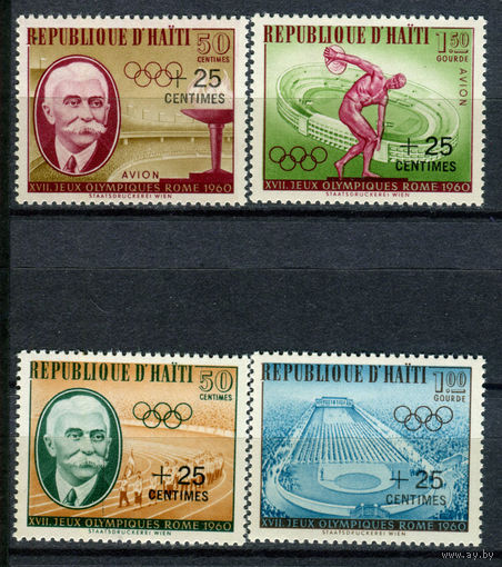 Гаити - 1960г. - Летние Олимпийские игры - полная серия, MNH [Mi 636-639] - 4 марки