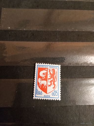1966 Франция герб чистая клей MNH** (5-10)