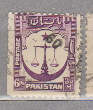 Пакистан  архитектура местные мотивы 1948-1954 год с над печаткой 60? лот 4