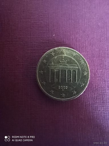 10 евроцентов 2002, Германия,А
