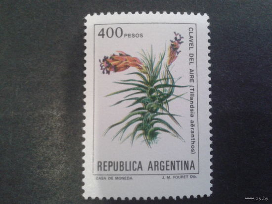 Аргентина 1982 Цветы 400 песо