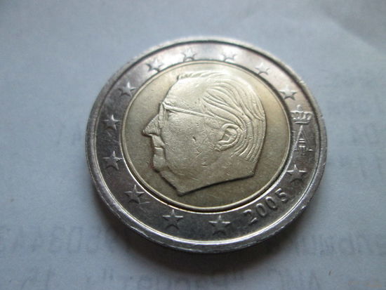 2 евро, Бельгия 2005 г.