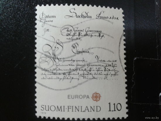 Финляндия 1979 Европа письмо королевы Христианы, 17 век