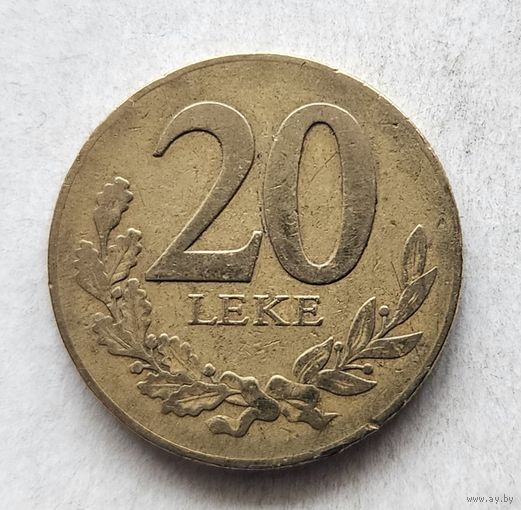Албания 20 лек 1996