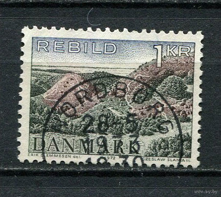 Дания - 1972 - Природа - [Mi. 524] - полная серия - 1 марка. Гашеная.  (LOT EB20)-T10P34