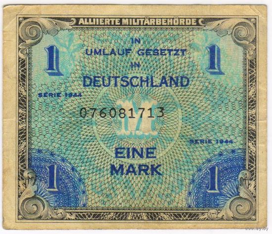 Германия. 1944 год., союзная оккупация, 1 марка.   серия 076081713
