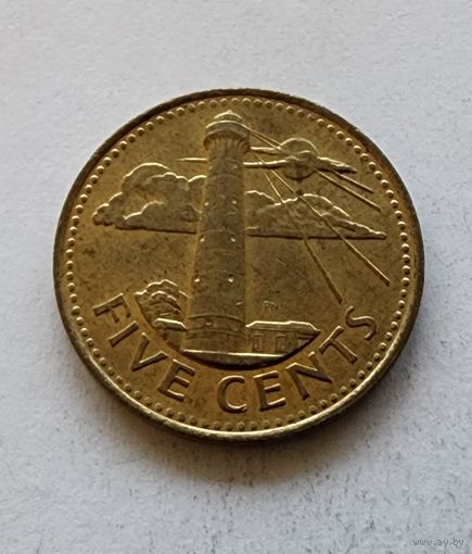 Барбадос 5 центов, 2005