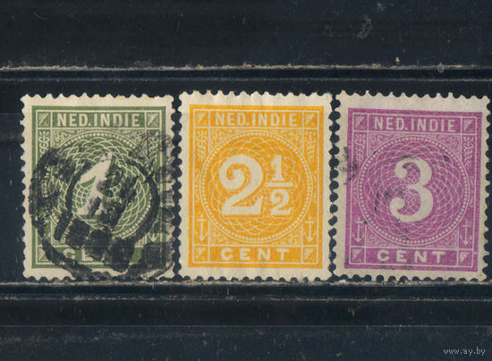 NL Колонии Нидерландская Индия 1883 Номинал Стандарт #17,19,20