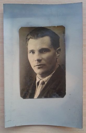 Фото мужчины. 1936 г. 5.5х8 см