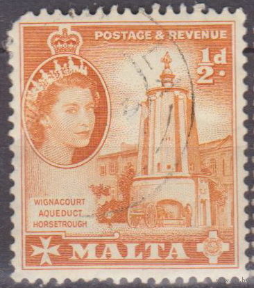 Архитектура Елизавета II Известные личности Люди Мальта 1956 год Лот 2
