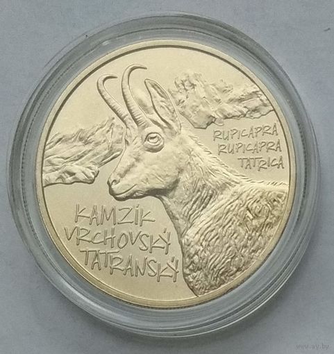 Словакия 5 евро 2022 г. Татранская серна