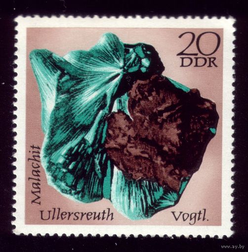 1 марка 1972 год Германия Малахит 1739