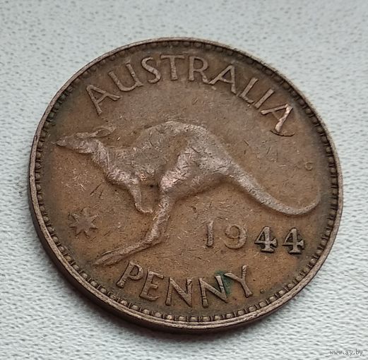 Австралия 1 пенни, 1944 Точка после "PENNY" 2-17-2
