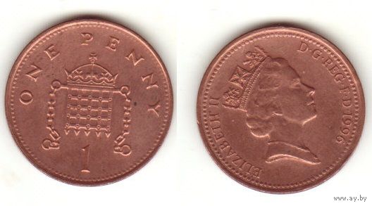 Великобритания 1 пенни 1996