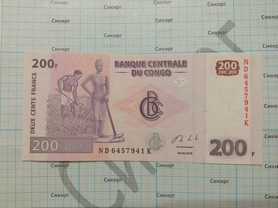 200 франков Конго