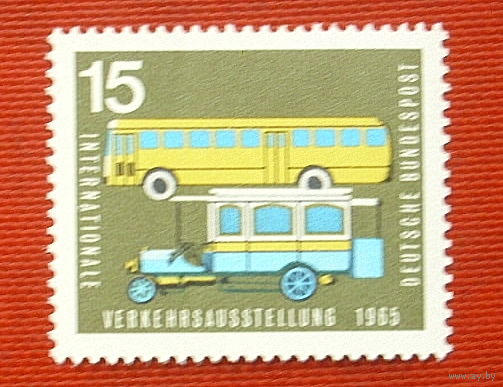 Германия. ФРГ. Транспорт. ( 1 марка ) 1965 года. 4-13.