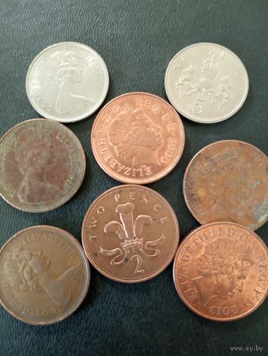 Крупные монеты Великобритании