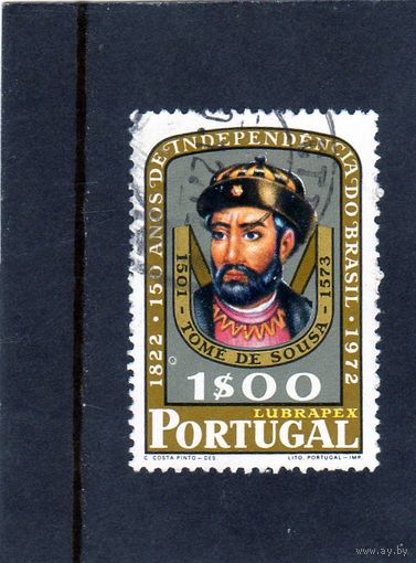 Португалия. Ми-1181. Toме де Соуза (1501-1573) губернатор Бразилии. Серия: 150-летие независимости Бразилии - LUBRAPEX.1972.
