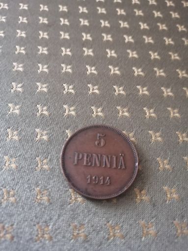 5 пенни 1914