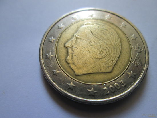 2 евро, Бельгия 2003 г.