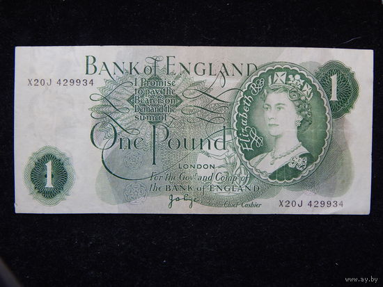 Великобритания 1 фунт 1970 г