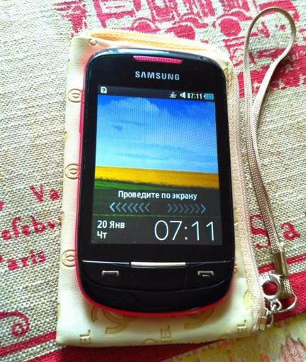 Samsung S3850 Corby 2 розовый 1 сим