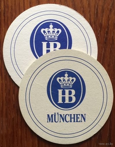 Подставка под пиво HB /Hofbrau/ Munchen No 2