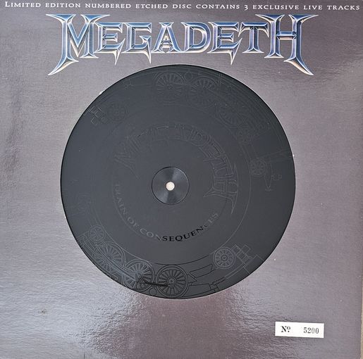 Megadeth. Train Of Consequences. (Limited edition #5200)