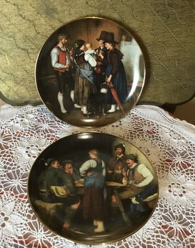Тарелка Коллекционная с картин Franz  von Defregger  Германия